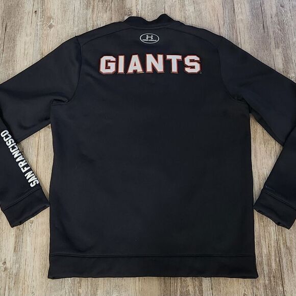San Francisco Giants Under Armour Track Jacket size Medium - Picture 5 of 7